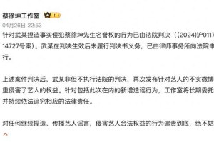蔡徐坤名誉权案：W女士道歉与司法判决详情